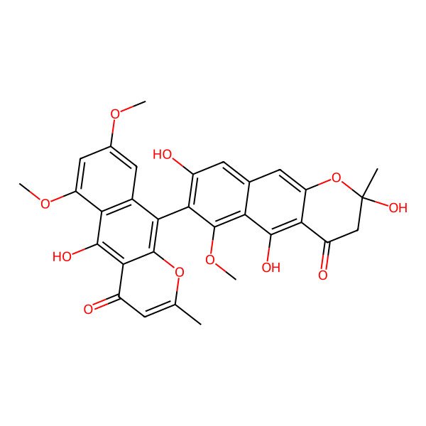 2D Structure of Aurasperone F