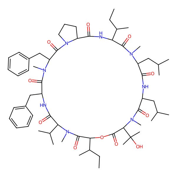 2D Structure of Aureobasidin T2