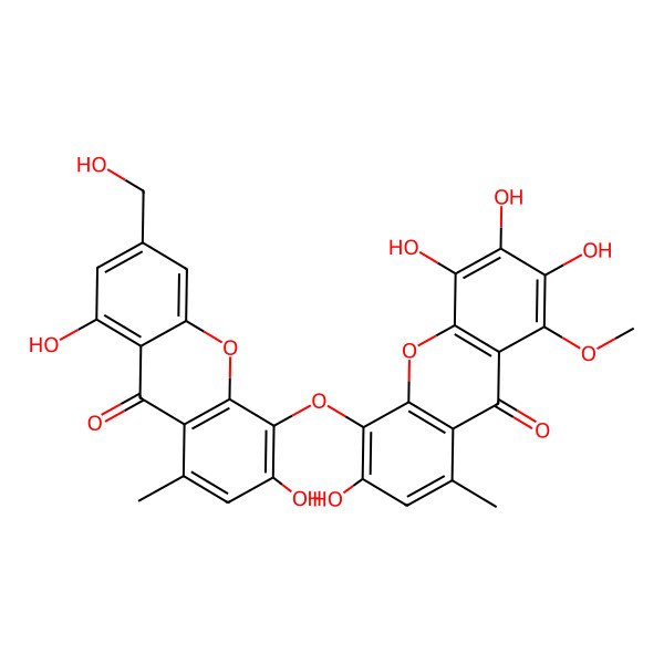2D Structure of Austradixanthone
