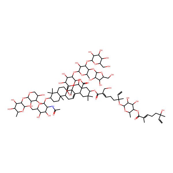 2D Structure of Avicin G