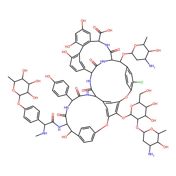 2D Structure of Avoparcin