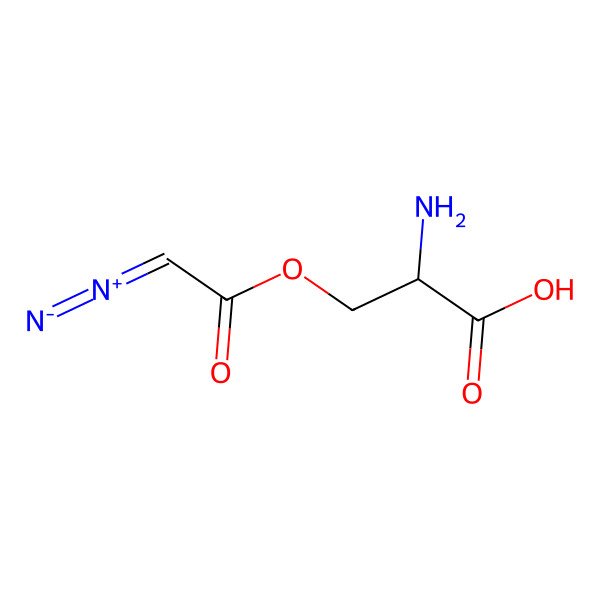 2D Structure of Azaserine