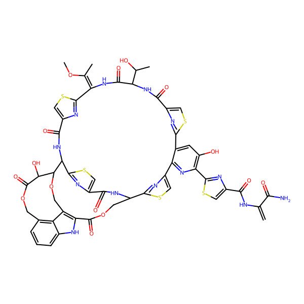 2D Structure of Thiazomycin B