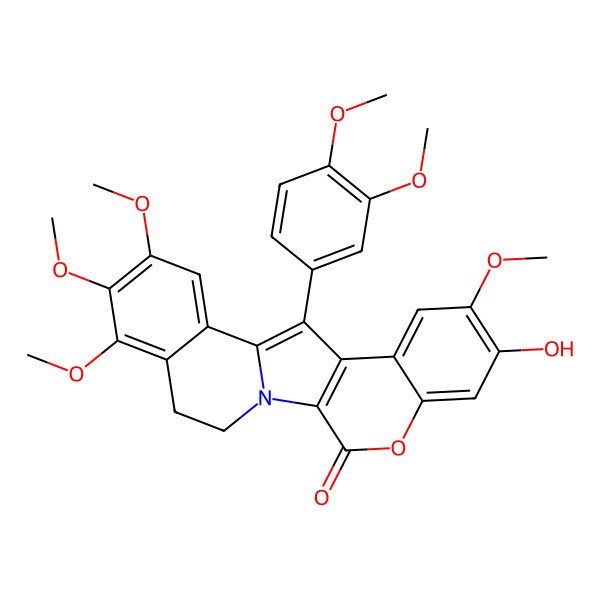 2D Structure of Lamellarin I