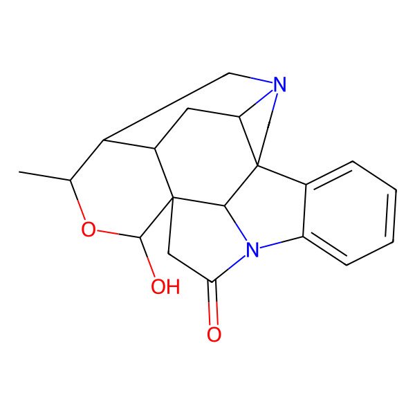2D Structure of 11-Hydroxy-9-methyl-10-oxa-4,15-diazaheptacyclo[10.9.1.14,8.01,5.07,12.015,22.016,21]tricosa-16,18,20-trien-14-one
