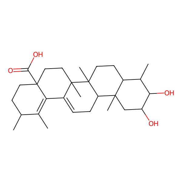 2D Structure of goreishic acid III