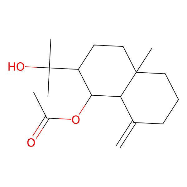 2D Structure of beta-Chenopodiol-6-acetate