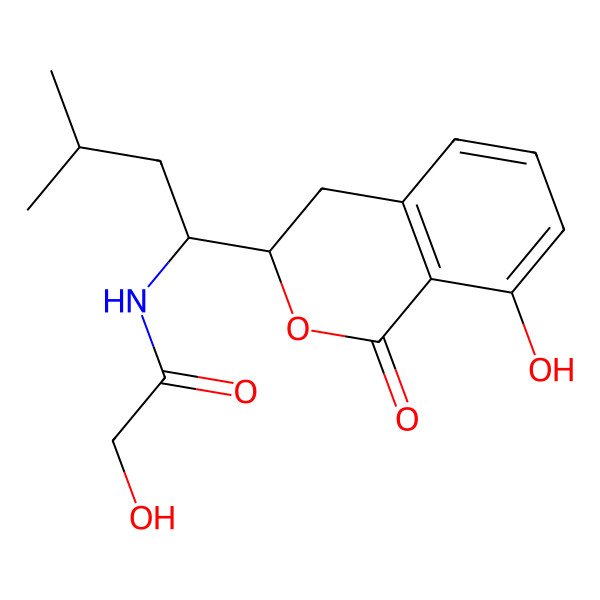 2D Structure of Bacillcoumacin A