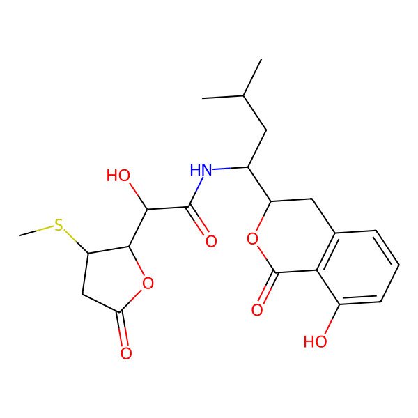 2D Structure of Bacillcoumacin E