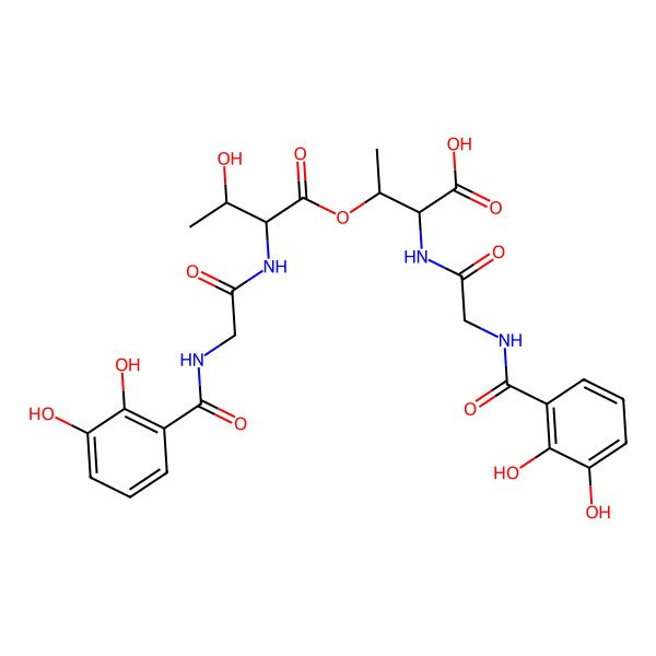 2D Structure of Bacillibactin C
