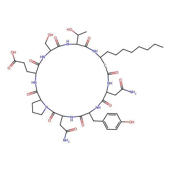 2D Structure of Bacillomycin