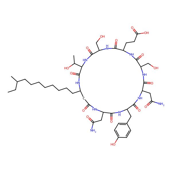 2D Structure of Bacillomycin Lc 1