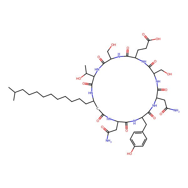 2D Structure of Bacillopeptin C