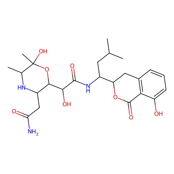 2D Structure of Bacilosarcin B