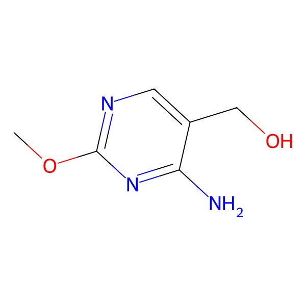 2D Structure of 4-Amino-2-methoxy-5-pyrimidinemethanol