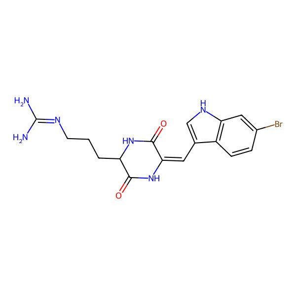 2D Structure of (-)-Barettin