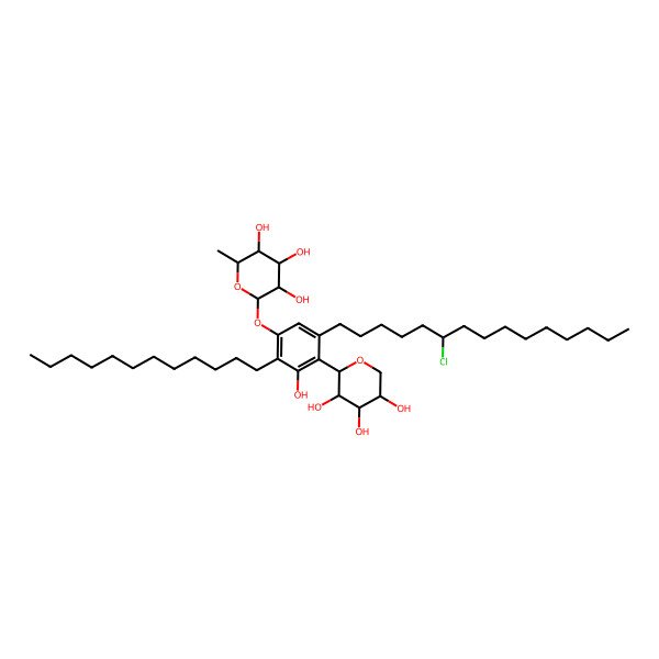 2D Structure of Bartoloside C