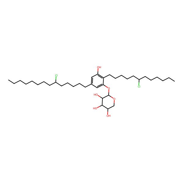 2D Structure of Bartoloside F
