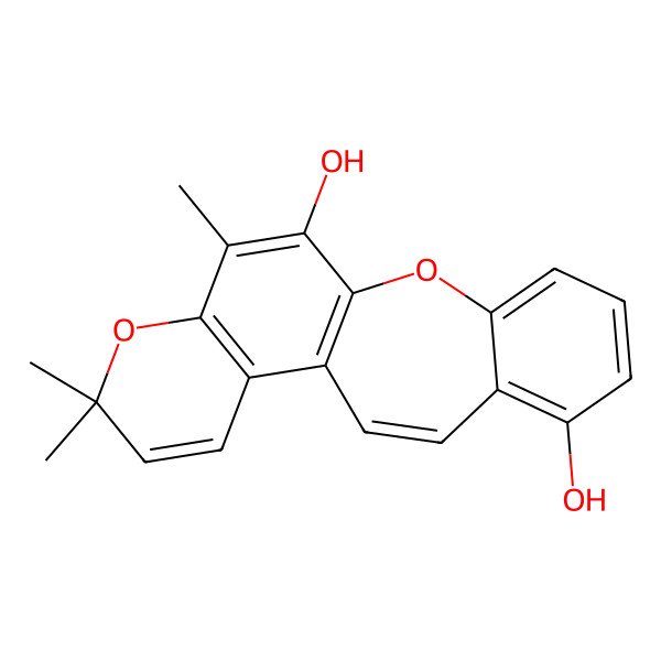 2D Structure of Bauhinoxepin A