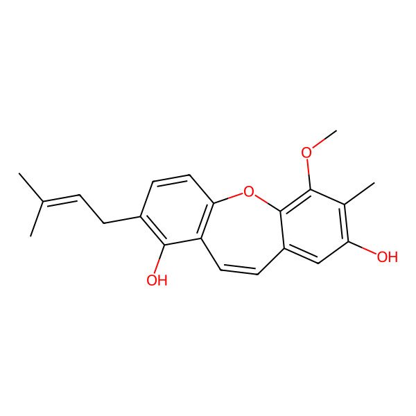 2D Structure of Bauhinoxepin B