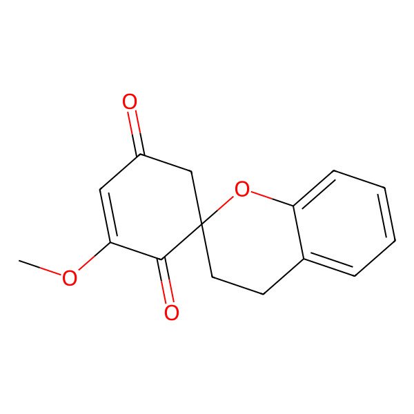 2D Structure of Bauhispirorin A