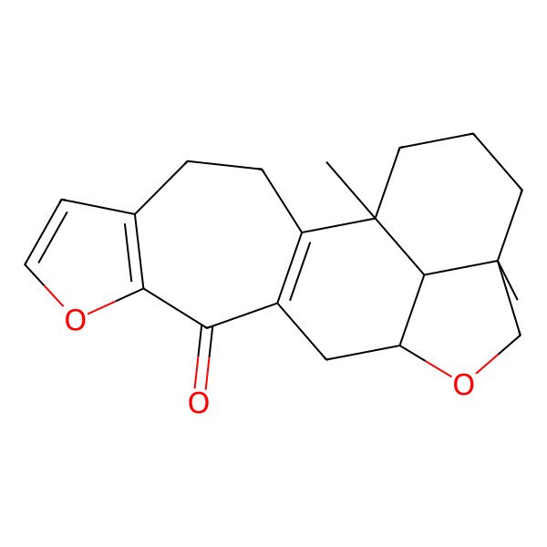 2D Structure of (1S,13R,16S,20R)-1,16-dimethyl-8,14-dioxapentacyclo[11.6.1.02,11.05,9.016,20]icosa-2(11),5(9),6-trien-10-one