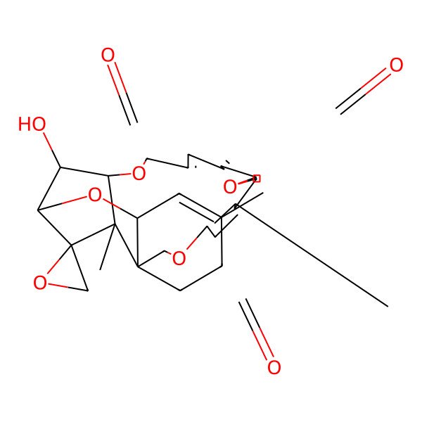 2D Structure of (1R,3R,8R,12Z,18E,20Z,24S,25S,26S,27R)-27-hydroxy-5,13,25-trimethylspiro[2,10,16,23-tetraoxatetracyclo[22.2.1.03,8.08,25]heptacosa-4,12,18,20-tetraene-26,2'-oxirane]-11,17,22-trione