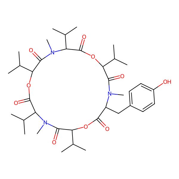 2D Structure of Beauvenniatin C