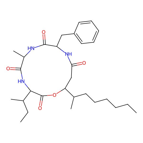2D Structure of Beauverolide-La