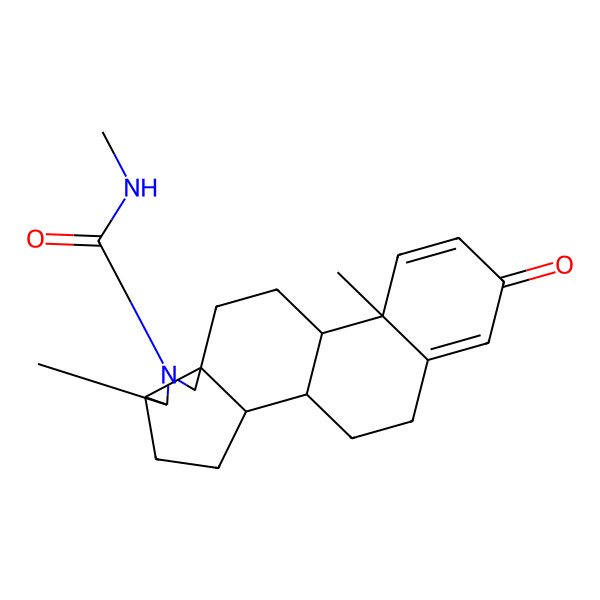2D Structure of (1R,2S,5S,6S,9R,12S,13R)-N,6,13-trimethyl-16-oxo-7-azapentacyclo[10.8.0.02,9.05,9.013,18]icosa-14,17-diene-7-carboxamide