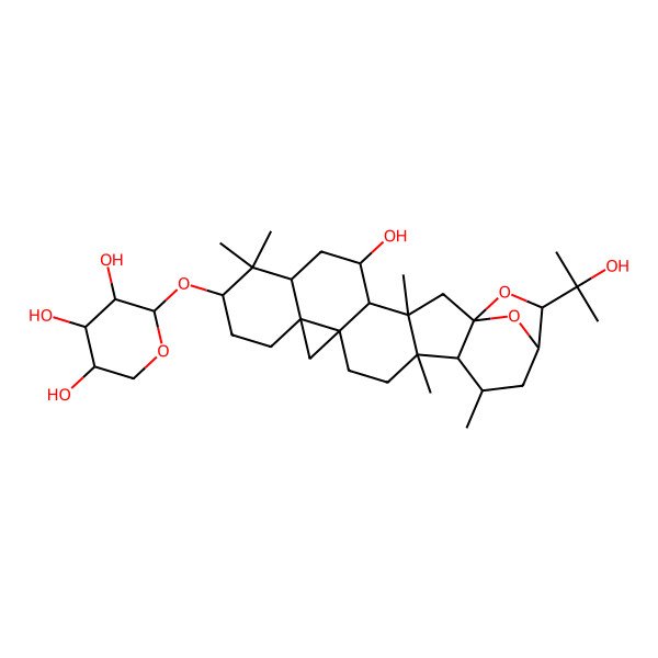 2D Structure of Cycloorbigenin 3-O-beta-D-xylopyranoside