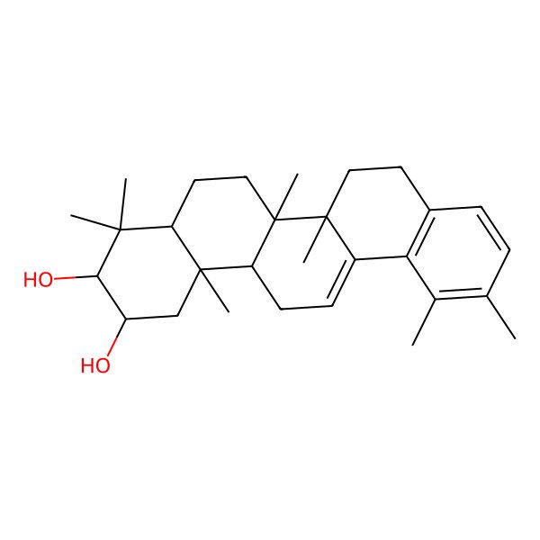 2D Structure of Beccaridiol