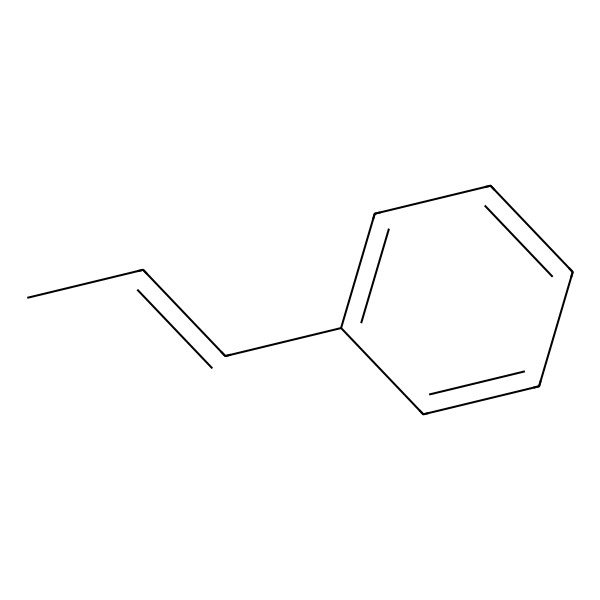 2D Structure of Benzene, propenyl-