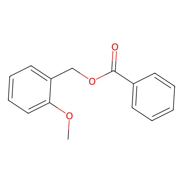 2D Structure of Benzenemethanol, 2-methoxy-, benzoate