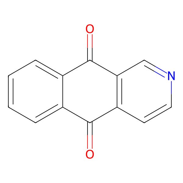 2D Structure of Benzo(g)isoquinoline-5,10-dione