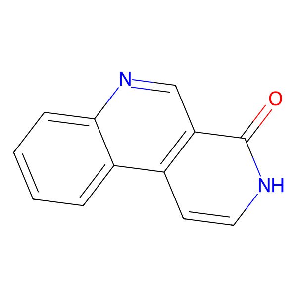 2D Structure of Benzo(c)(2,7)naphthyridin-4(3H)-one