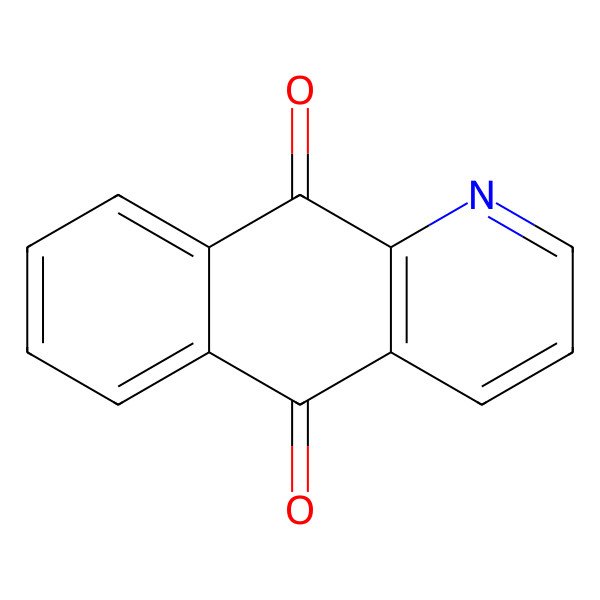 2D Structure of Benzo[g]quinoline-5,10-dione