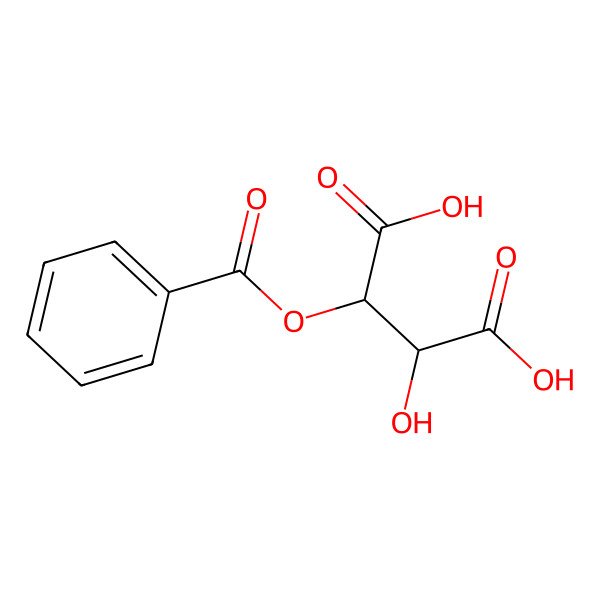 2D Structure of Benzoyl meso-tartaric acid