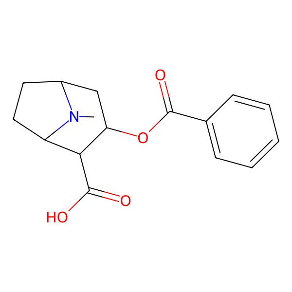 2D Structure of Benzoylecgonine