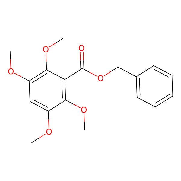 2D Structure of Benzyl-2,3,5,6-tetramethoxybenzoate