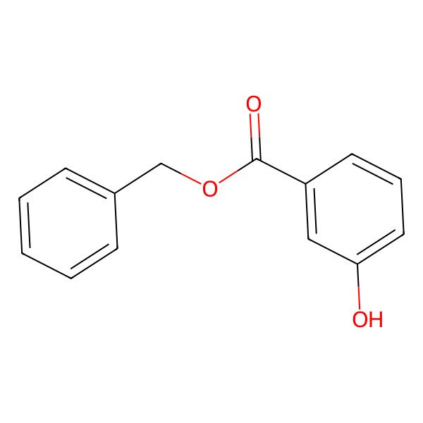 2D Structure of Benzyl 3-hydroxybenzoate