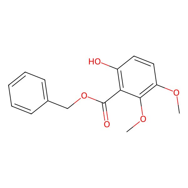 2D Structure of Benzyl 6-hydroxy-2,3-dimethoxybenzoate