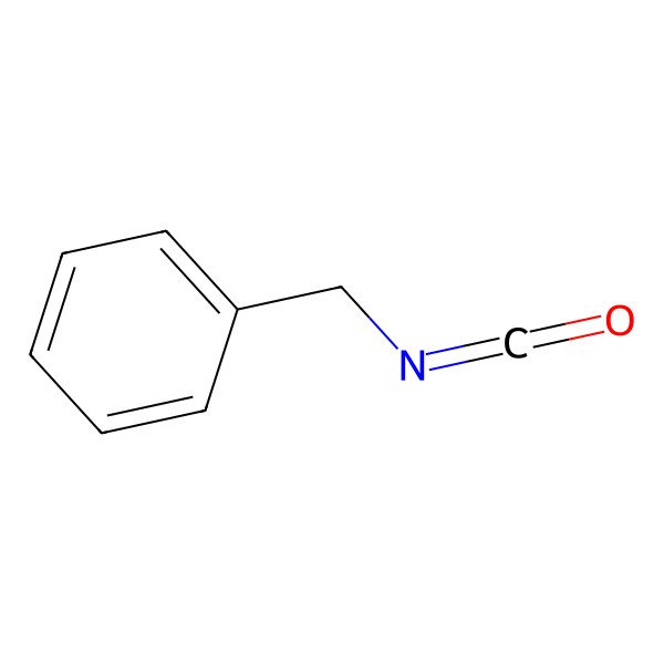 2D Structure of Benzyl isocyanate 2D Structure of Benzyl isocyanate