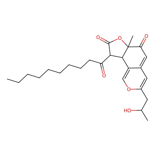 2D Structure of Berkchaetoazaphilone A