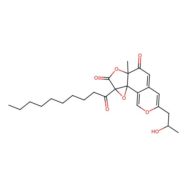 2D Structure of Berkchaetoazaphilone B