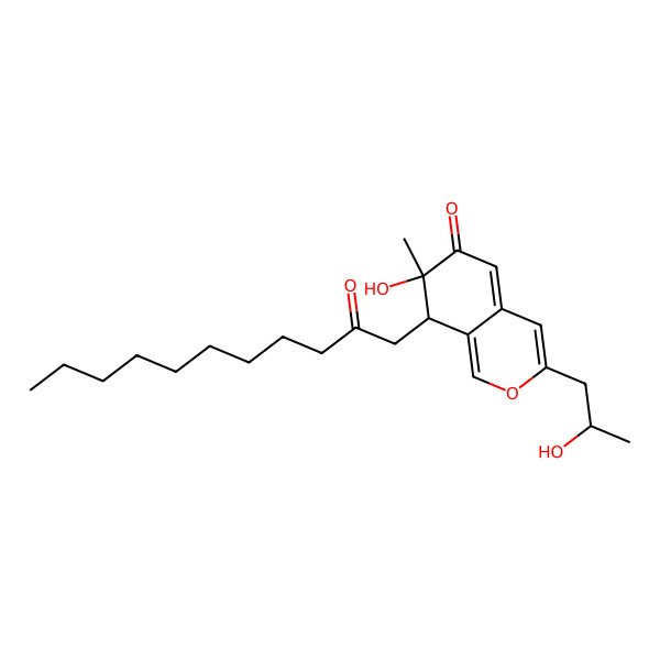 2D Structure of Berkchaetoazaphilone C