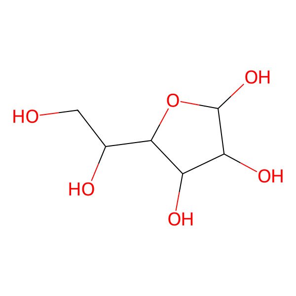 2D Structure of beta-D-galactofuranose