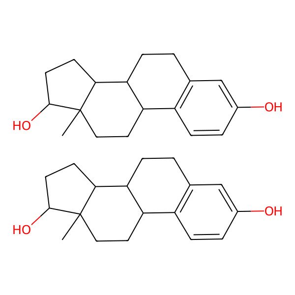 2D Structure of Beta Estradiol Anhydrate