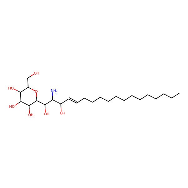 2D Structure of beta-Galactosylsphingosine