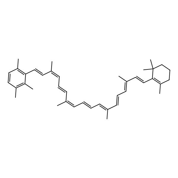 2D Structure of beta-Isorenieratene